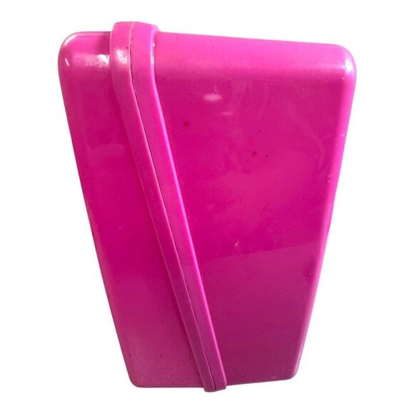 Vintage 1990 Barbie Core Matching Thermos Pink Lunchbox With Handle & Latch READ - Picture 8 of 15